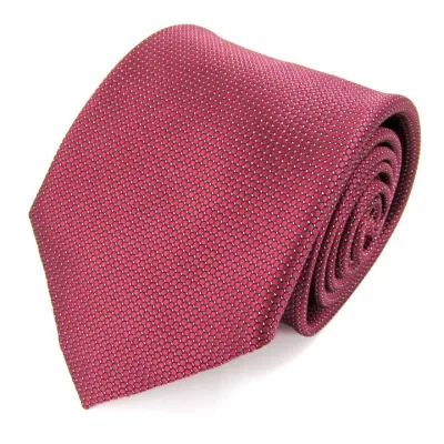 michel suu ミシェルスー ブランド ネクタイ ドット シルク PO メンズ ピンク 【中古】