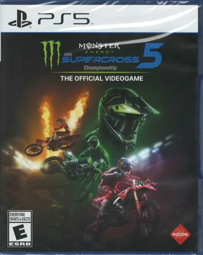Monster Energy Supercross 5 - PlayStation 5 北米版 PS5 プレイステーション5 海外版ソフト