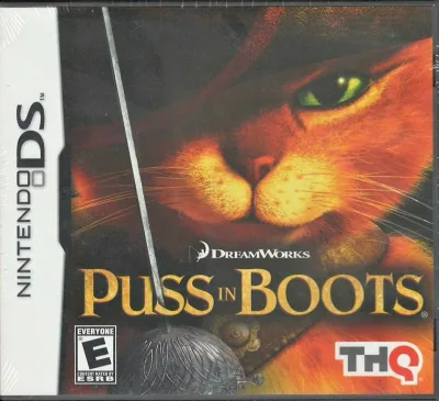 Puss in Boots NDS (Brand New Factory Sealed US Version) Nintendo DS, Nintendo DS 北米版 DS ニンテンドーDS 海外版ソフト