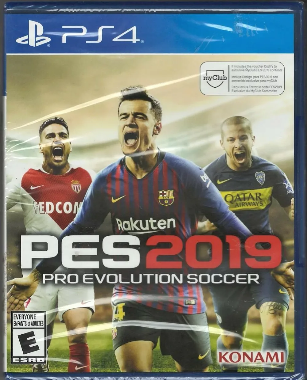 Pro Evolution Soccer 2019 PS4 (Brand New Factory Sealed US Version) PlayStation 北米版 PS4 プレイステーション4 海外版ソフト