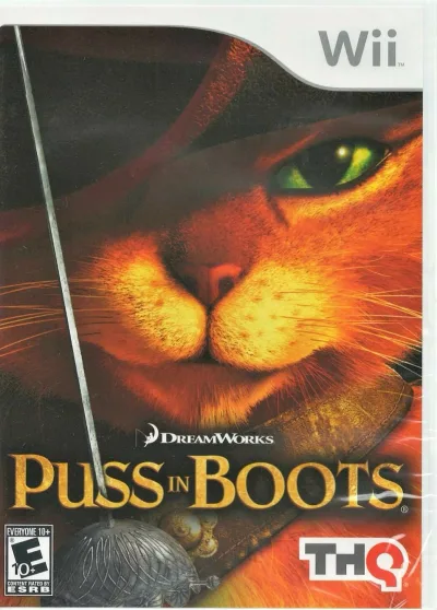 Puss in Boots - Nintendo Wii 北米版 Wii Wii 海外版ソフト