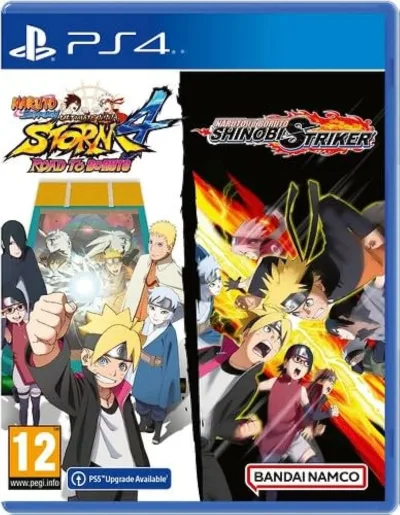 Naruto Shippuden Ultimate Ninja Storm 4, Road to Boruto + Naruto to Boruto Shinobi Striker 北米版 PS4 プレイステーション4 海外版ソフト