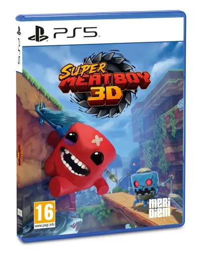 Super Meat Boy 3D - Standard Edition (PlayStation 5) 北米版 PS5 プレイステーション5 海外版ソフト