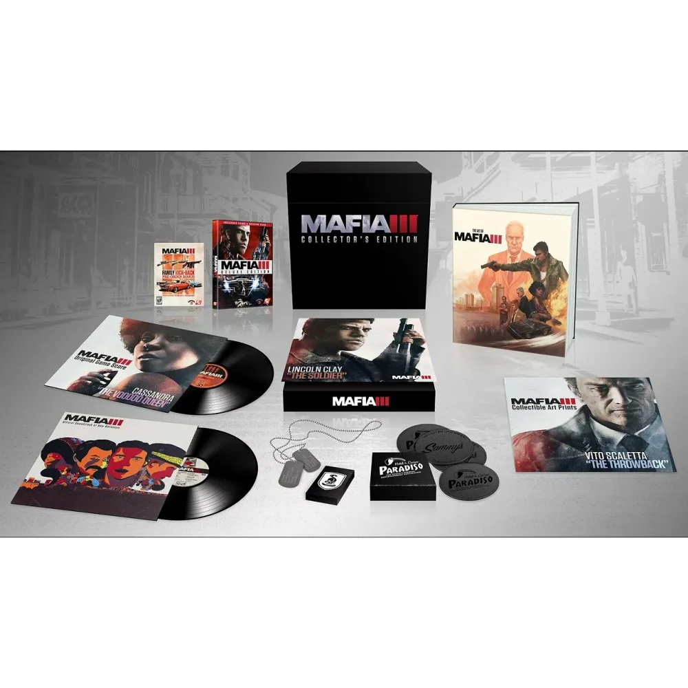 Mafia III Collectors Edition - Xbox One 北米版 Xbox エックスボックス 海外版ソフト