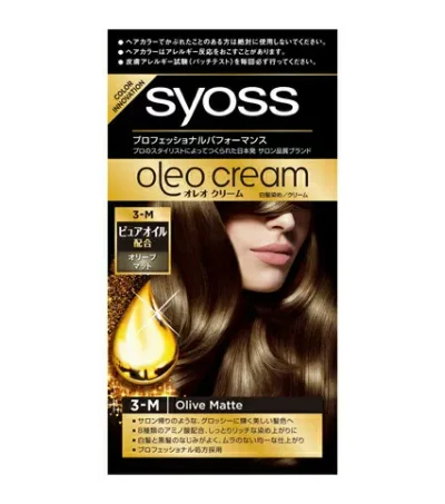 【5個セット】 シュワルツコフヘンケル サイオス オレオクリームヘアカラー 3M オリーブマット 1セット×5個セット 【正規品】【t-2】