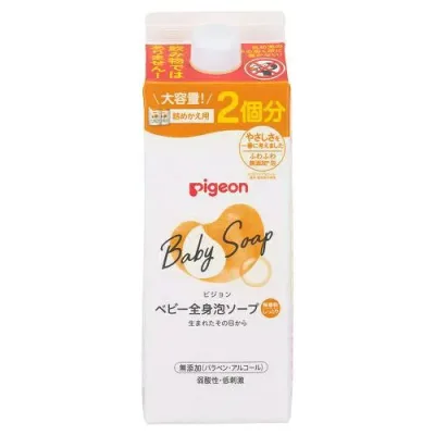 【5個セット】ピジョン ベビー全身泡ソープ しっとり 詰めかえ用2回分(800ml)×5個セット 【正規品】【k】【mor】【ご注文後発送までに2週間前後頂戴する場合がございます】