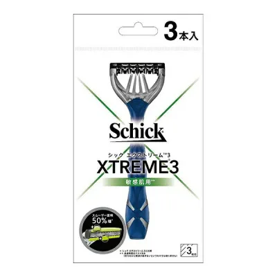 【3個セット】シック エクストリーム3 敏感肌用 3本入×3個セット 【正規品】【k】【ご注文後発送までに1週間前後頂戴する場合がございます】