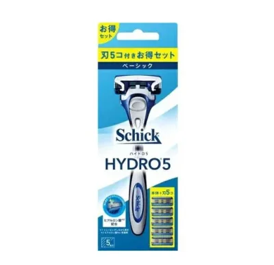 【5個セット】シック ハイドロ5 ベーシック コンボパック 本体+刃5個付(1セット)×5個セット 【正規品】【k】【mor】【ご注文後発送までに2週間前後頂戴する場合がございます】
