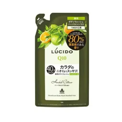 マンダム ルシード 薬用デオドラント ボディウォッシュ ノンメントール ハーバルシトラス 詰替(380ml)【正規品】