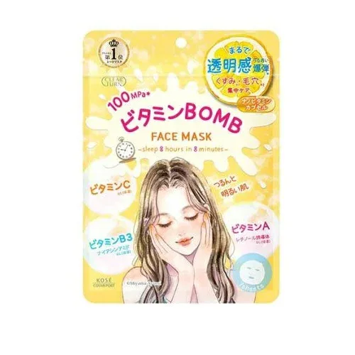 【3個セット】 コーセー クリアターン ビタミンBOMBマスク(7枚入)×3個セット 【正規品】