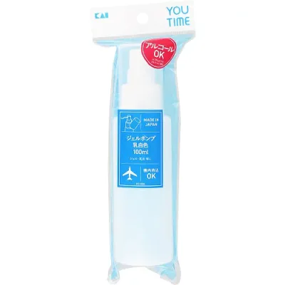 【10個セット】貝印 YOU TIME ジェルポンプ 乳白色 空ボトル KC1328 100ml×10個セット 【正規品】【k】【ご注文後発送までに1週間前後頂戴する場合がございます】