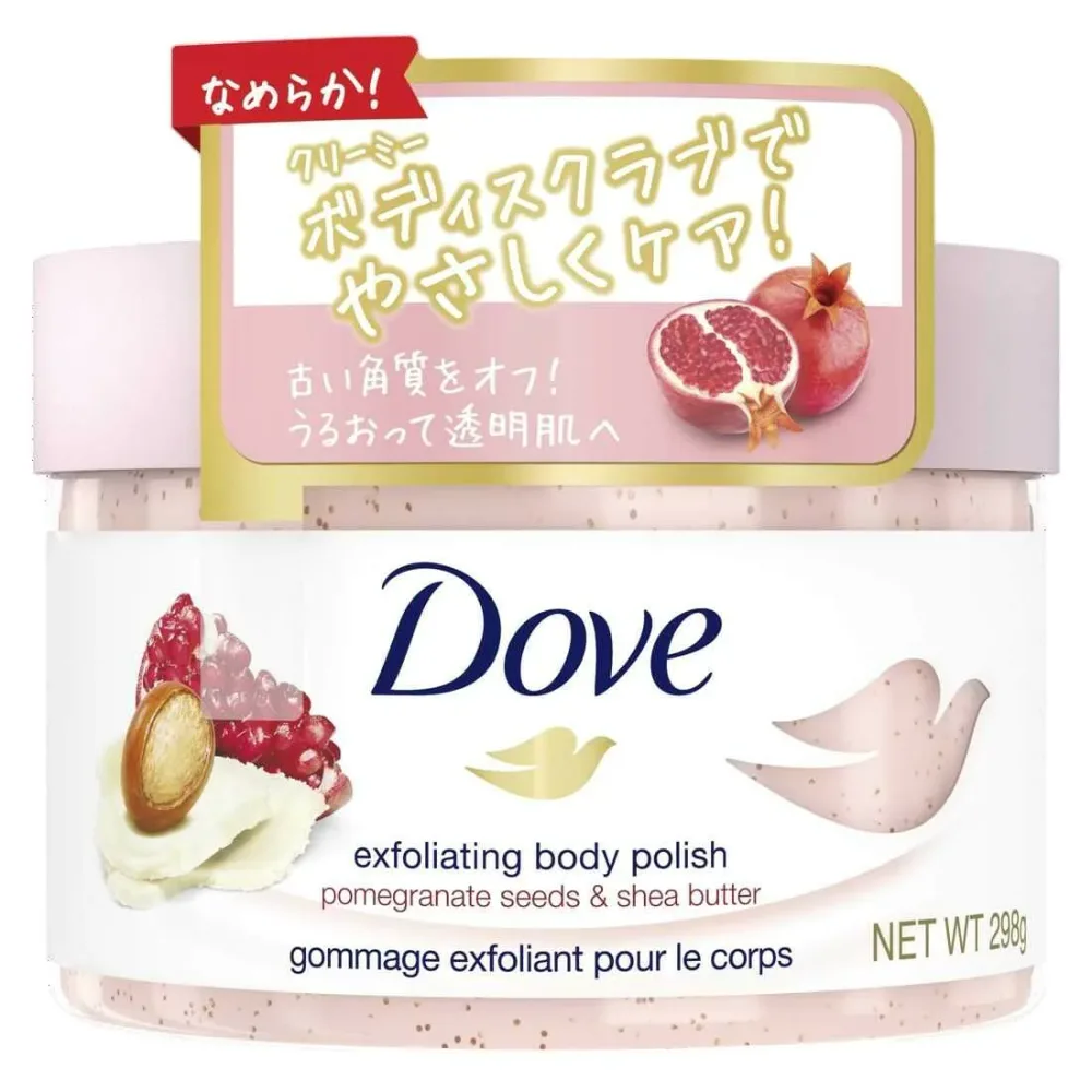 【24個セット】【1ケース分】 ダヴ クリーミースクラブ ザクロ&シアバター 本体(298g)×24個セット 1ケース分 【正規品】 ダブ