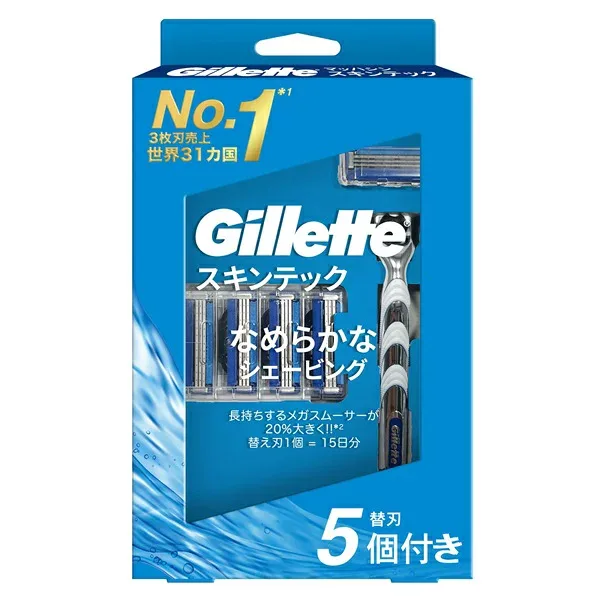 【20個セット】 ジレット マッハシン スキンテック 替刃5個付(1個)×20個セット【正規品】