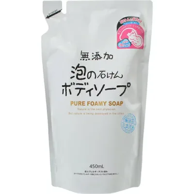 【10個セット】 無添加 泡の石けん ボディソープ つめかえ用 450ml×10個セット【正規品】