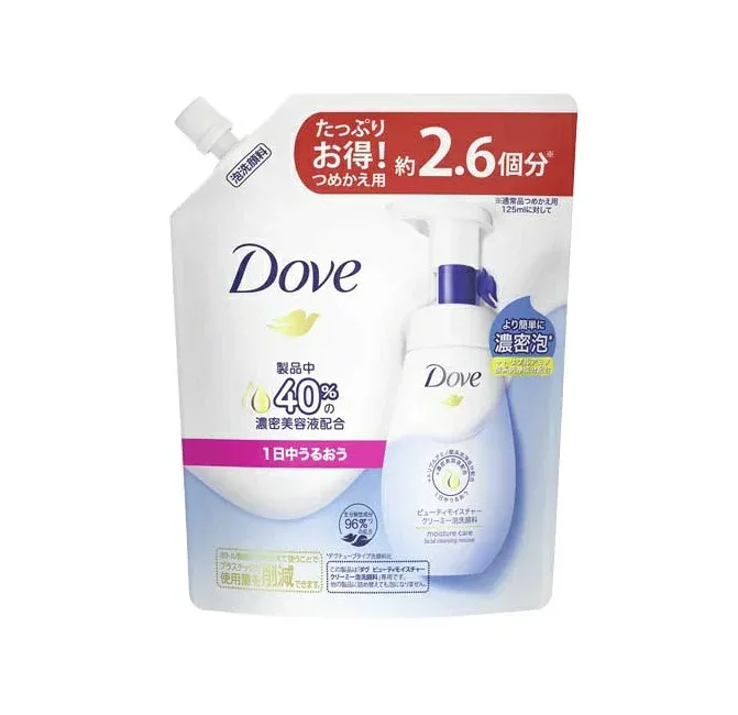 ユニリーバ ダヴ ビューティモイスチャー クリーミー泡洗顔料 つめかえ(320ml)【正規品】 ダブ