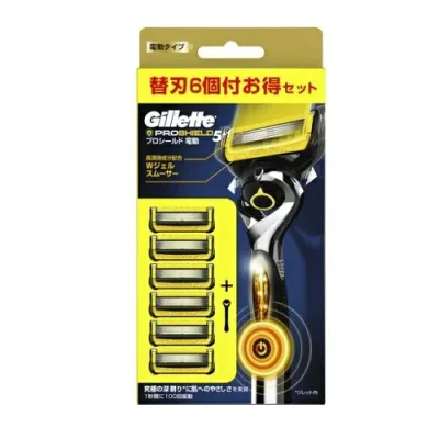 P&G ジレット プロシールド 電動ホルダー カミソリ 替刃6個付(1セット)【正規品】【mor】