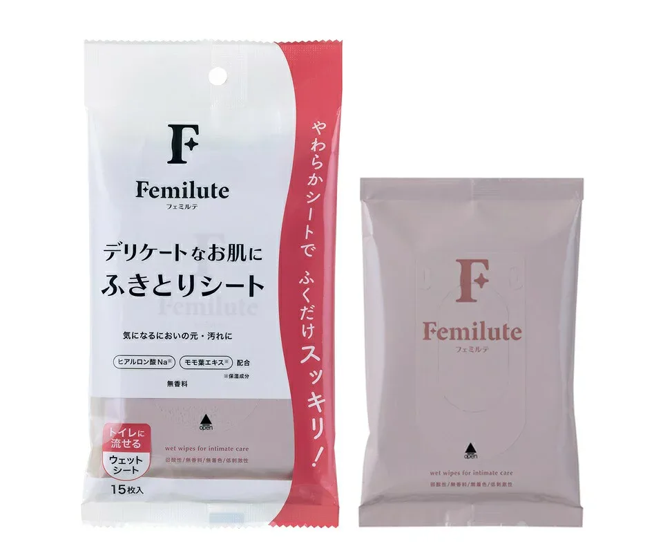 【30個セット】 玉川衛材 フェミルテ ふきとりシート(15枚入)×30個セット【正規品】【t-8】
