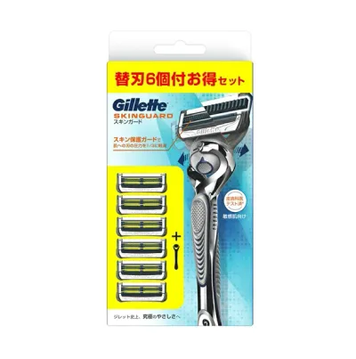 【20個セット】 P&G ジレット スキンガードフレックスボール マニュアルホルダー(ホルダー+替刃6個入)×20個セット【正規品】