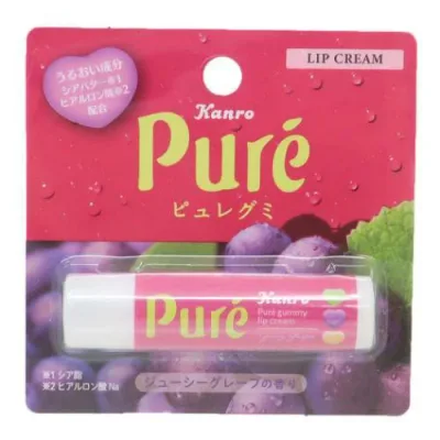 【5個セット】 レイス ピュレグミ リップクリーム ジューシー グレープの香り ×5個セット【正規品】