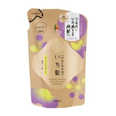 【5個セット】 クラシエ いち髪 ダメージリペア&カラーケア シャンプー つめかえ(320ml)×5個セット【正規品】