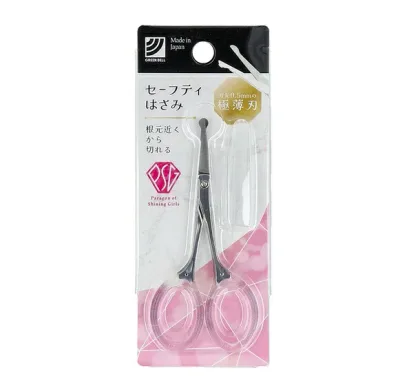 【120個セット】【1ケース分】 グリーンベル ステンレス製 キャップ付セーフティはさみ PSG-104(1個)×120個セット 1ケース分【正規品】【mor】【ご注文後発送までに2週間前後頂戴する場合がございます】