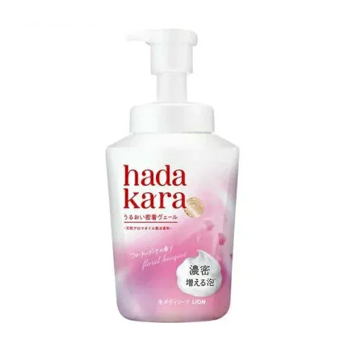 ライオン ハダカラ モイストボディケアソープ 泡タイプ フローラルブーケ(540ml)【正規品】