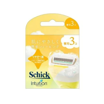 【3個セット】 シック イントゥイション つや肌 替刃(3個入)×3個セット【正規品】【k】【ご注文後発送までに2週間前後頂戴する場合がございます】