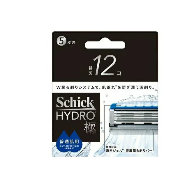 【5個セット】 シック ハイドロ極 普通肌 替刃(12個入)×5個セット【正規品】【k】【ご注文後発送までに2週間前後頂戴する場合がございます】