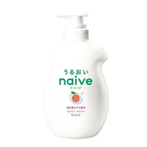 【5個セット】 クラシエ うるおいナイーブ ボディソープ 桃の葉エキス配合 ポンプ(530ml)×5個セット【正規品】
