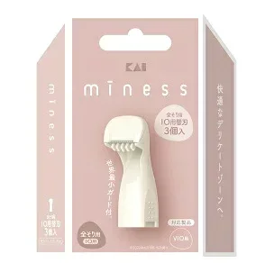 貝印 miness IO用替刃 3個入【正規品】【k】【ご注文後発送までに2週間前後頂戴する場合がございます】