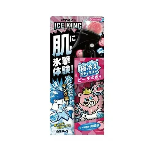 【10個セット】 白元アース アイスノン 極冷えボディ ICE KING ピーチ(150ml)×10個セット【正規品】【mor】【ご注文後発送までに2週間前後頂戴する場合がございます】