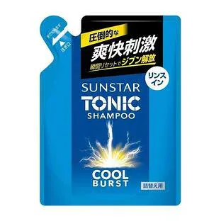 【20個セット】【1ケース分】 サンスター トニックシャンプー COOL BURST リンスイン 詰替え用(340ml)×20個セット 1ケース分【正規品】
