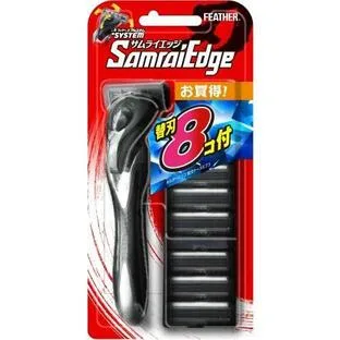 【36個セット】【1ケース分】 フェザー エフシステム サムライエッジホルダー 替刃8個付き SHE-8(1セット)×36個セット 1ケース分【正規品】【k】【ご注文後発送までに2週間前後頂戴する場合がございます】