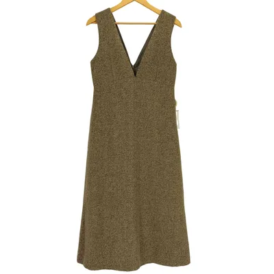 【中古】エヌナチュラルビューティーベーシック N.NATURAL BEAUTY BASIC 深Vネック ジャンパースカート レディース M