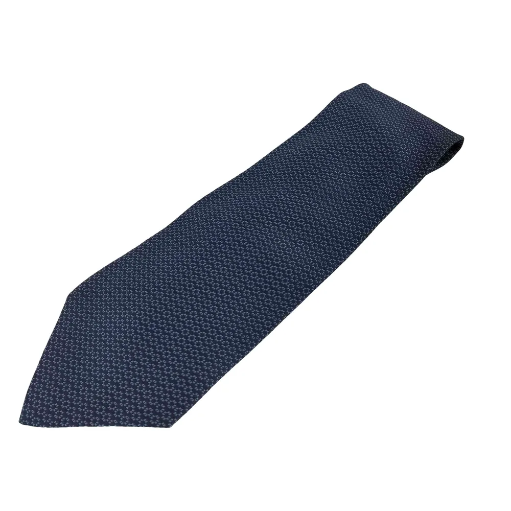 【中古】イヴサンローラン Yves Saint Laurent POUR HOMME 総柄 シルクネクタイ メンズ 表記無