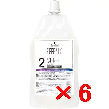 ☆【送料無料】 シュワルツコフ / ファイバープレックス / ストレート 2剤 SH/H 400mL 【6個】