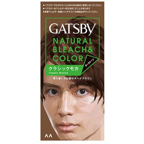 マンダム GATSBYギャツビー ナチュラルブリーチカラークラシックモカ 1セットヘアカラー【医薬部外品】