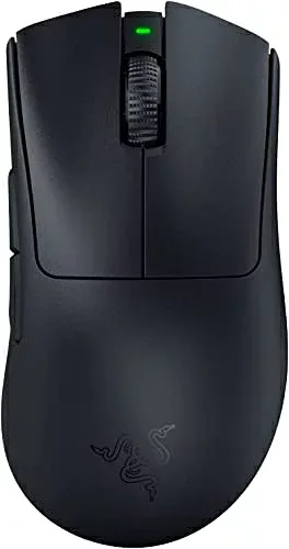 【中古】 Razer レイザー DeathAdder V3 Pro ゲーミングマウス ワイヤレス 無線 63gの超軽量 進化したエルゴノミック形状 最高クラスの精度のFocus Pro 30K オプティカルセンサー 第 3 世代オプティカルマウススイッチ HyperSpeed Wireless 90時間のバッテリー連続