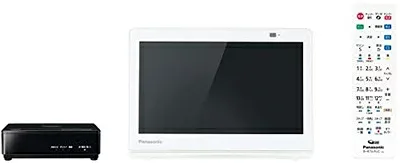 【中古】 パナソニック 10V型 480p ポータブル 液晶テレビ 202モデル プライベート・ビエラ 防水タイプ ホワイト UN-10E11-W