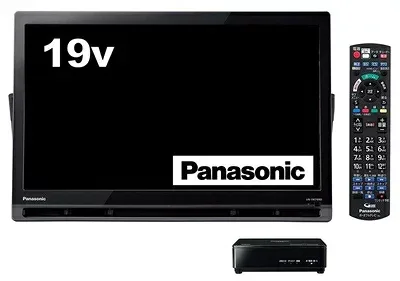 【中古】 パナソニック 19V型 ポータブル 液晶テレビ インターネット動画対応 プライベート・ビエラ ブラック UN-19CFB9-K