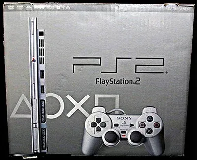 【中古】 PlayStation 2 サテン・シルバー (SCPH-79000SS) 【メーカー生産終了】