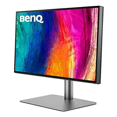 【中古】 BenQ PD2725U Thunderbolt3対応モニター (27型/4K/DisplayHDR 400/IPS/ノングレア/広色域/Thunderbolt 3/65W給電/KVM機能/MST接続/スピーカー付/高さ調整/回転)