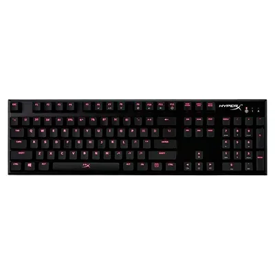 【中古】 HyperX Alloy FPS ゲーミングキーボード 赤軸 FPSゲーム向け USB充電ポート LEDバックライト HX-KB1RD1-NA/A3