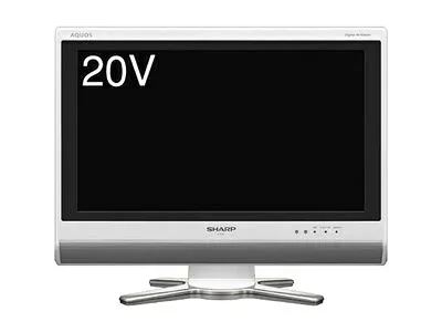 【中古】 シャープ 20V型 液晶 テレビ AQUOS LC-20D50-W ハイビジョン 2009年モデル