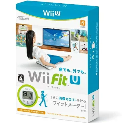 【中古】(新古品) Wii Fit U フィットメーター (ミドリ) セット