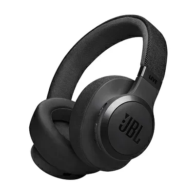 【中古】(新古品)JBL LIVE 770 NC スタイル/デザイン/ハイブリッドノイズキャンセリング/Bluetooth対応/マルチポイント/オーバーイヤーヘッドホン/ブラック/JBLLIVE770NCBLK