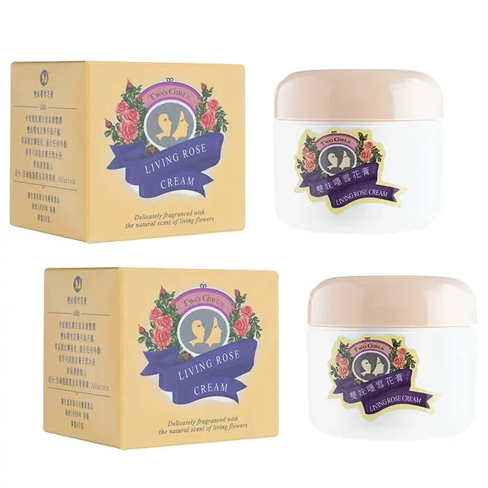 Two Girls Living Rose Cream 40g 2 boxes TwoGirls LivingRoseCream Kouseido International registered mail shipping Overseas mail order Genuine product Date and time cannot be specified
