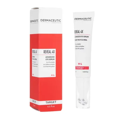 ダーマシューティック リビール4X 15ml 1本Dermaceutic Reveal 4X アイセラム 目元用美容液 国際郵便書留発送 海外通販・正規品・日時指定不可