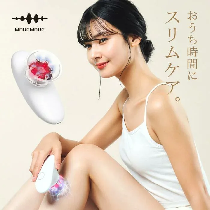 リニューアル【 WAVEWAVE EMS SLIM ESTHE Plus】 LED LIPO 赤色LED 筋肉 顔 腹 腹部 腕 脚 二の腕 背中 腰 お尻 お腹 太もも ふくらはぎ 太腿 太股 脹脛 フェイスケア ダイエット 腕ケア 引き締め 自動 吸引 温熱 美容 充電式 コンパクト プレゼント 誕生日 妻 彼女 実用的