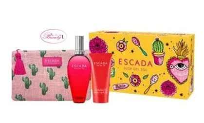 エスカーダ ESCADAフロール デル ソル ギフトセット 【EDT50ml+ボディローション50ml +ポーチ】